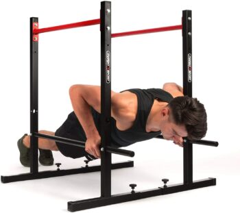 Barres parallèles pour exercices de dips pas cher pour home gym