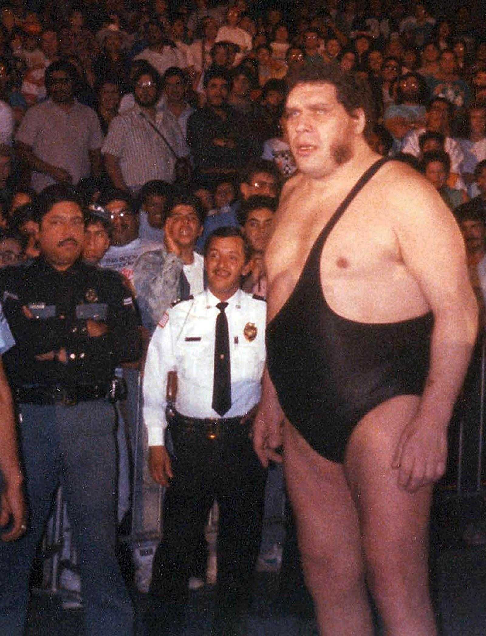 André the Giant in the late 80s