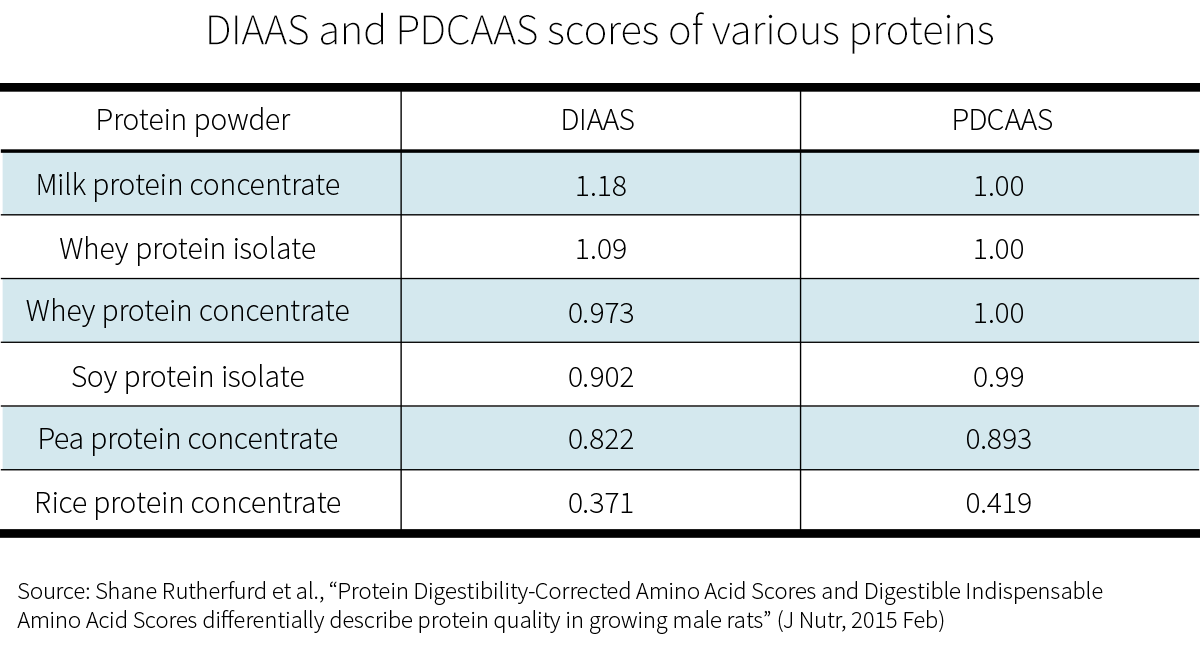 Digestibilité des protéines