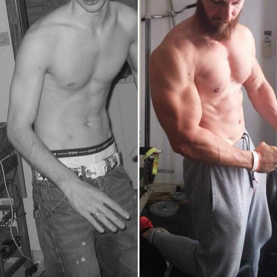 Mon avant après en musculation de 2007 à aujourd