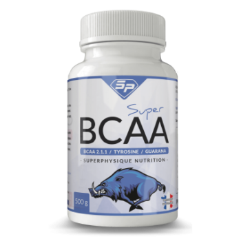 super bcaa superphysique 500 g en poudre fabrique en france