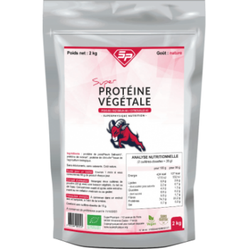 super proteine vegetale bio superphysique 2 kg en poudre fabrique en france