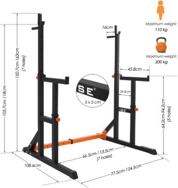 Rack a squat home gym ise