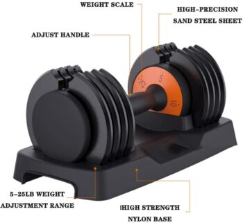 RPM Power Haltère Réglable - haltère Individuel réglable - idéal